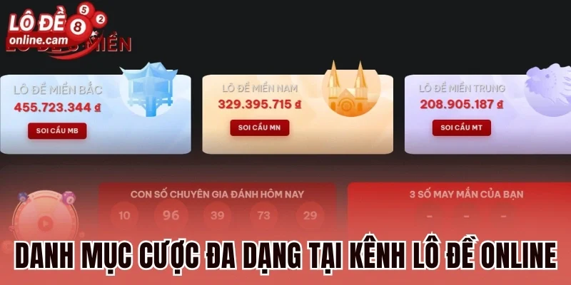 Lô Đề Online 79 Các danh mục cược đa dạng tại kênh lô đề online